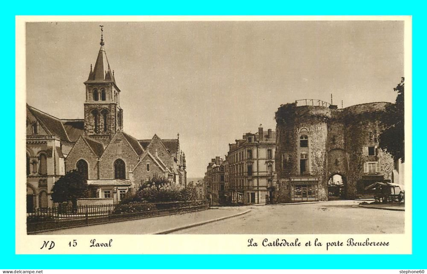 A703 / 163 38 - LAVAL Cathédrale Et Porte Beucheresse - Laval