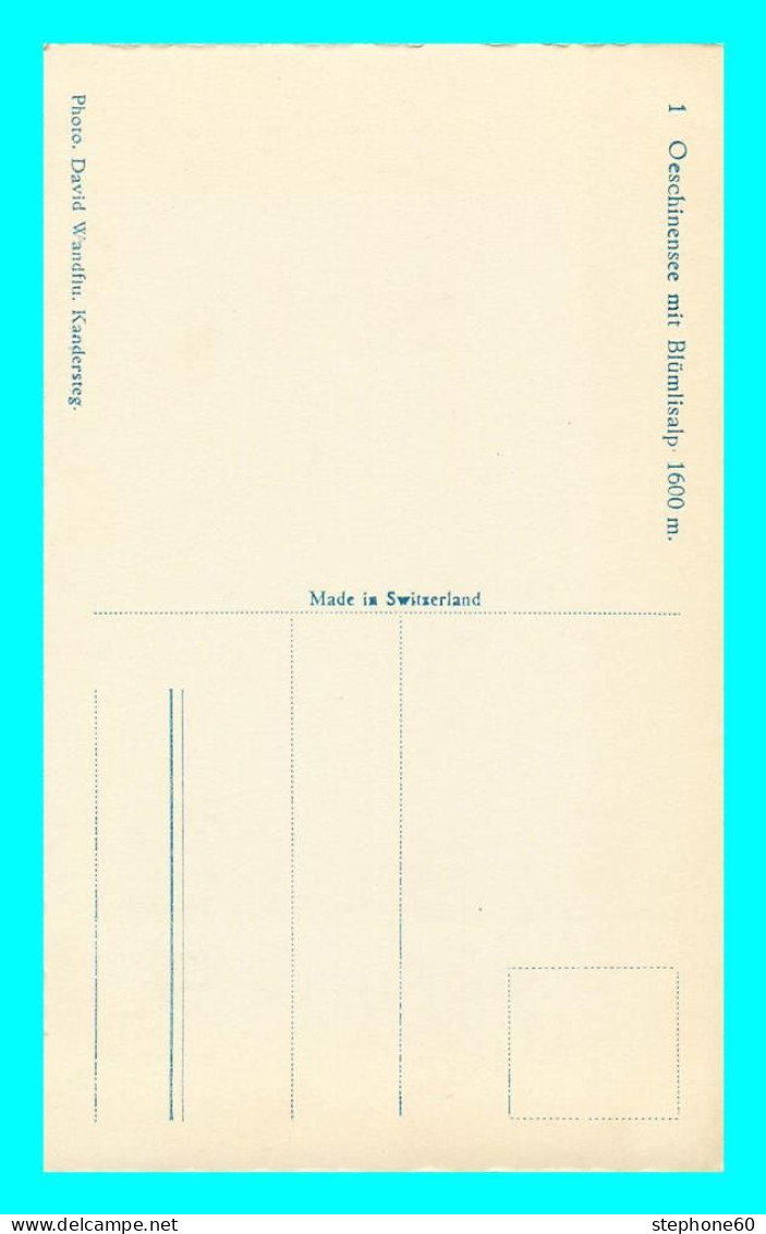 A703 / 545 Suisse Oeschinensee Mit Blumlisalp - Sonstige & Ohne Zuordnung