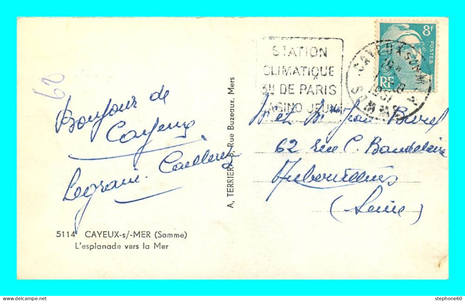 A704 / 035 80 - CAYEUX SUR MER Esplanade Vers La Mer - Cayeux Sur Mer