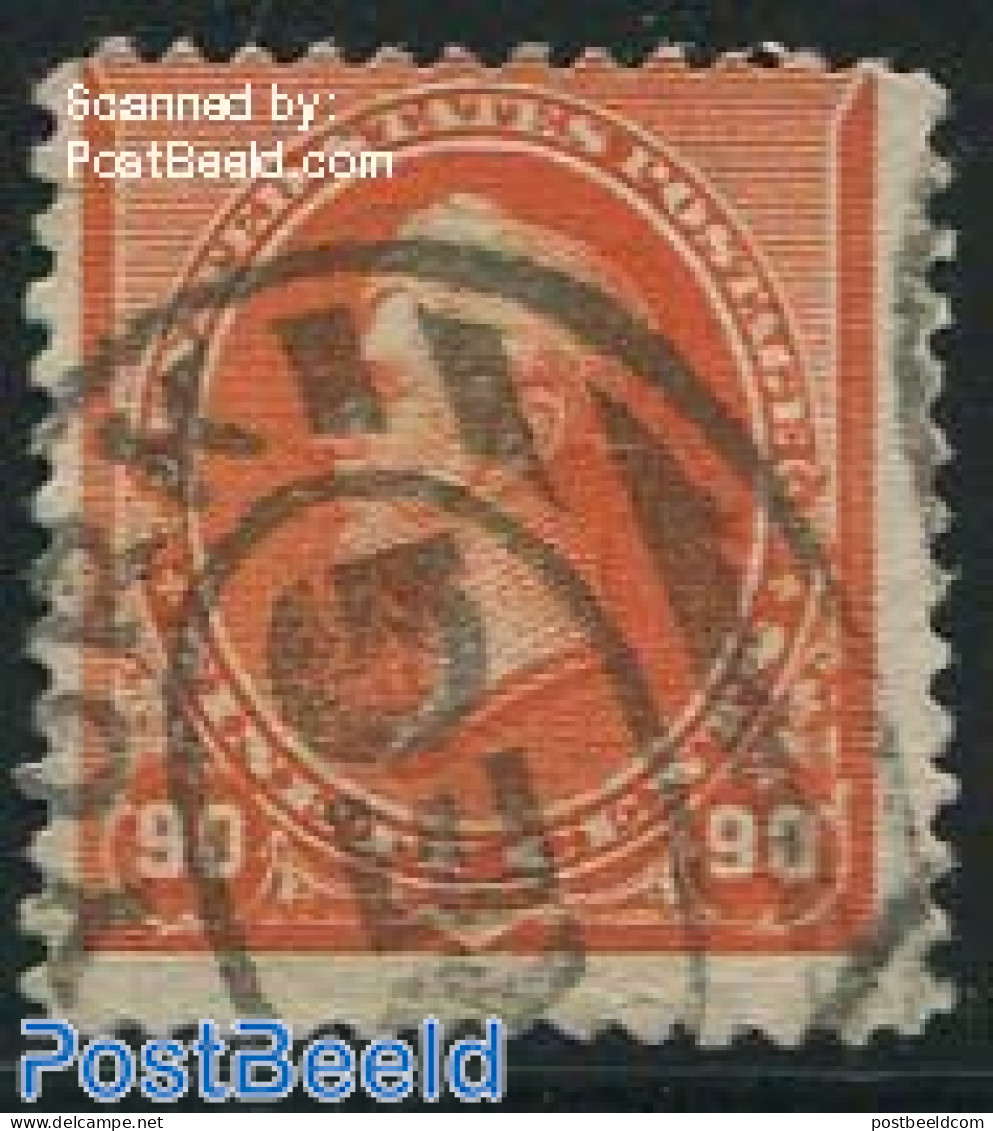 United States Of America 1890 90c Redorange, Used, Used Stamps - Otros & Sin Clasificación