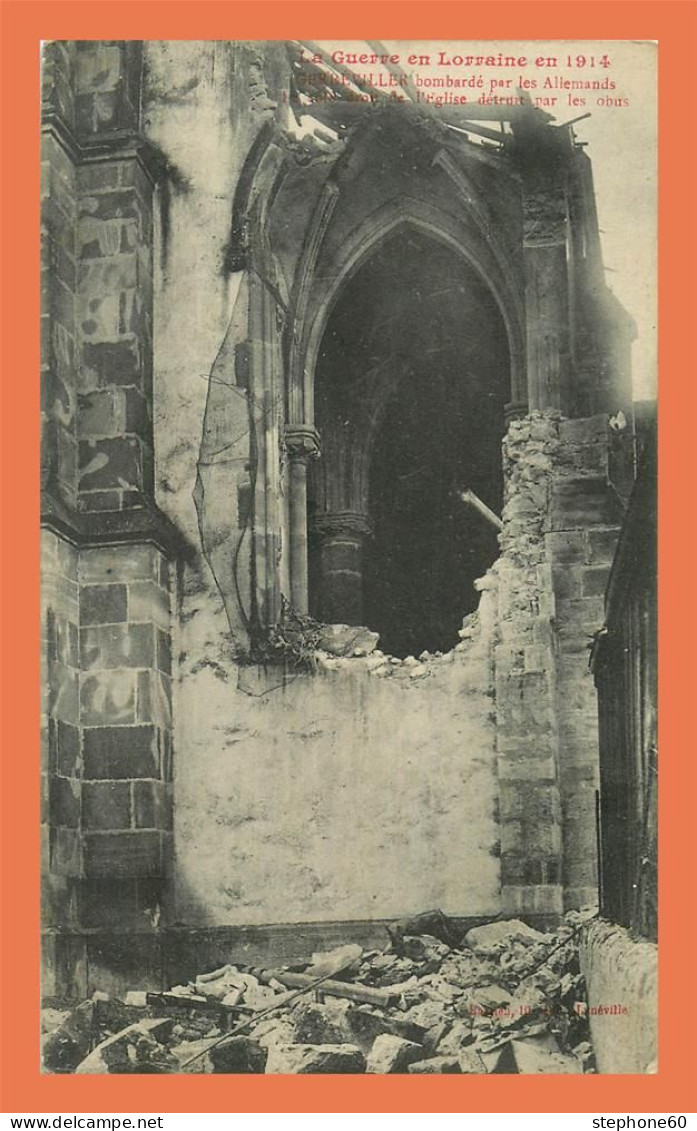 A700 / 647 54 - GERBEVILLER Bombardé Par Les Allemands Eglise - Gerbeviller
