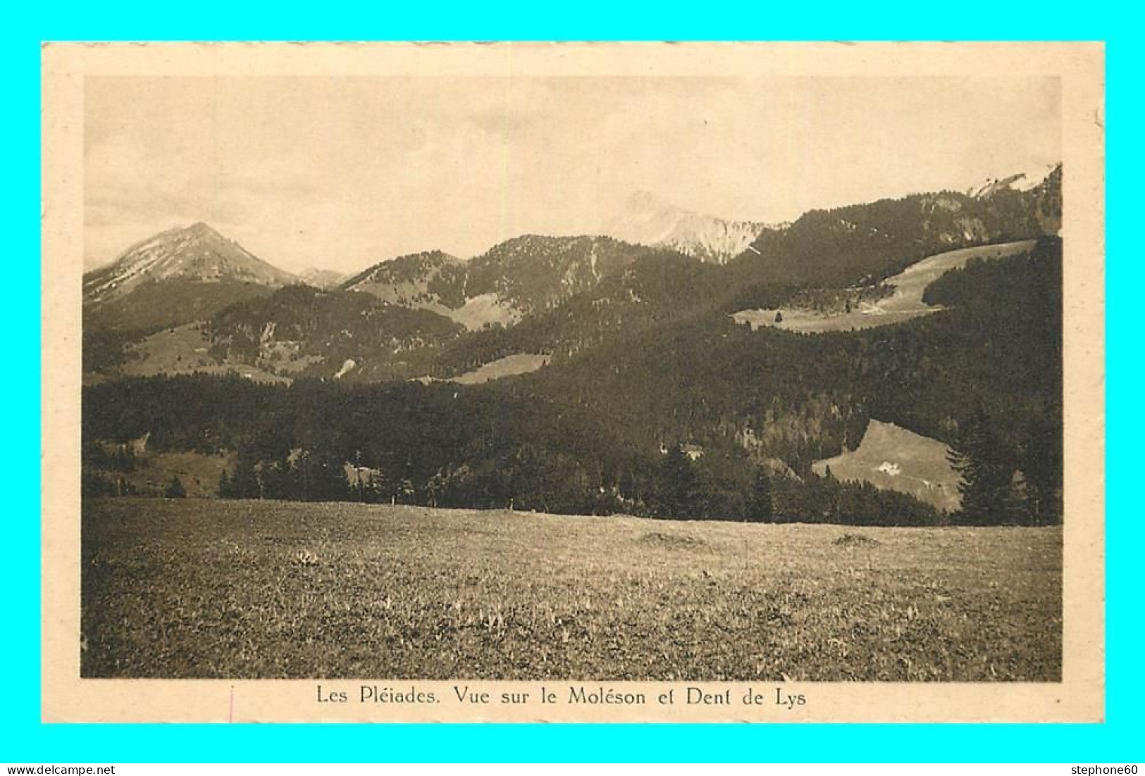 A703 / 289 Suisse Les Pléiades Vue Sur Le Moleson Et Dent De Lys - Sonstige & Ohne Zuordnung