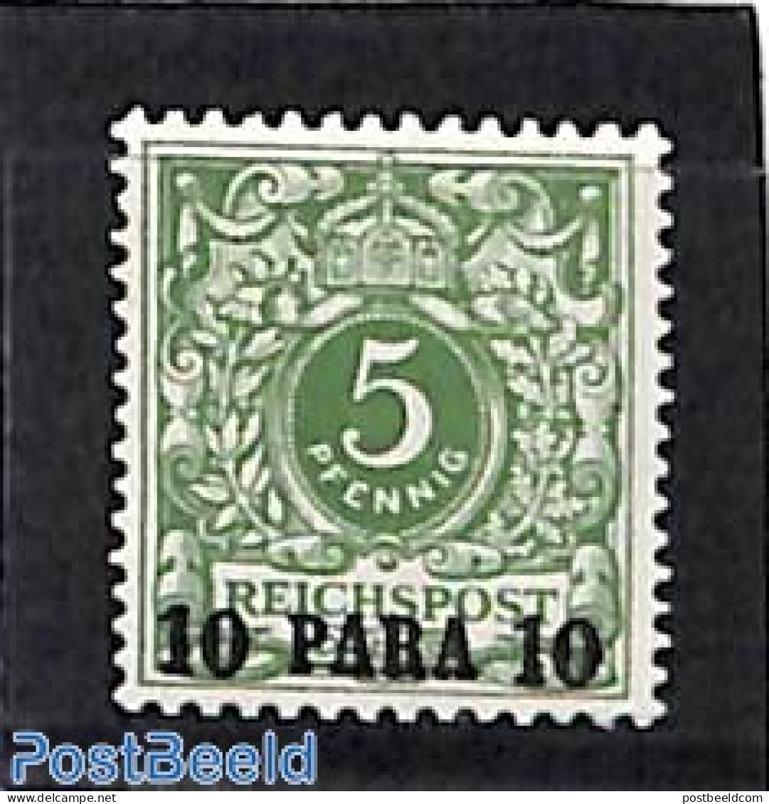 Türkiye 1889 10Pa, German Post, Stamp Out Of Set, Mint NH - Otros & Sin Clasificación