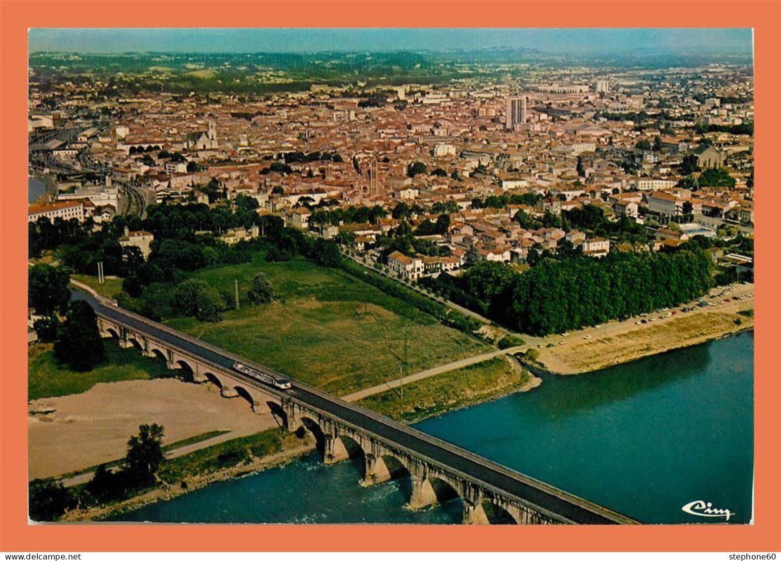 A714 / 531 47 - AGEN Le Pont Sur La Garonne Vue Aérienne - Agen