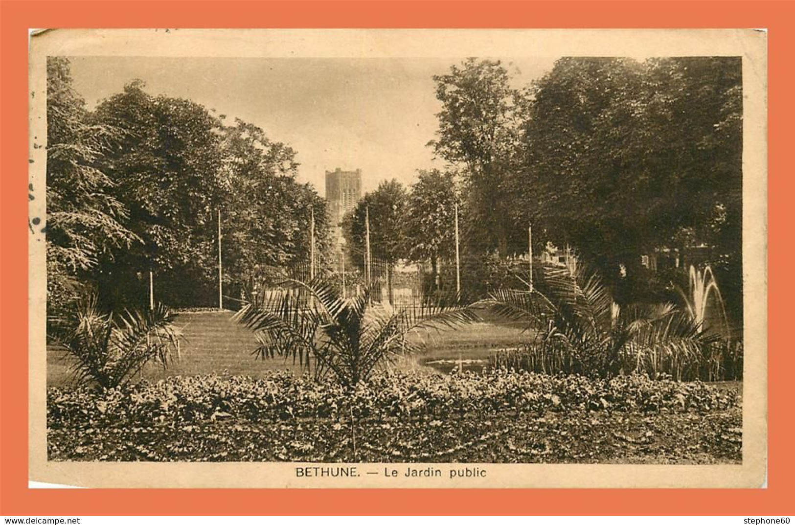 A711 / 357 62 - BETHUNE Jardin Public - Bethune