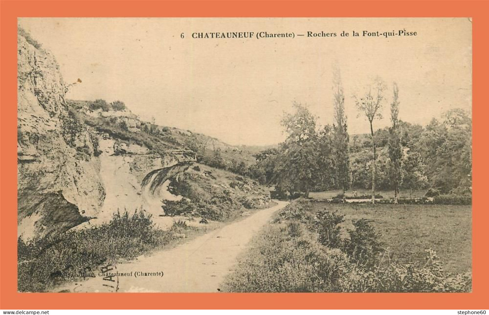 A716 / 329 16 - CHATEAUNEUF Rochers De La Font Qui Pisse - Autres & Non Classés