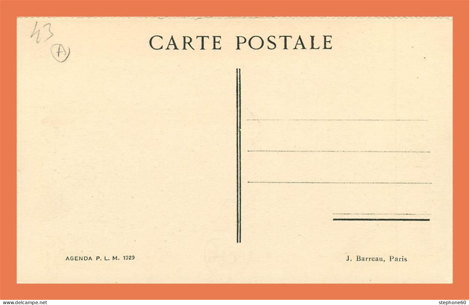 A709 / 205 43 - LE PUY EN VELAY Vue Panoramique ( Agenda P.L.M. ) - Le Puy En Velay