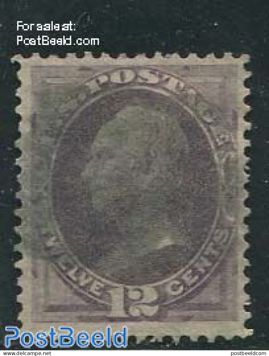 United States Of America 1870 12c, Dull Violet, Used, Used Stamps - Gebraucht