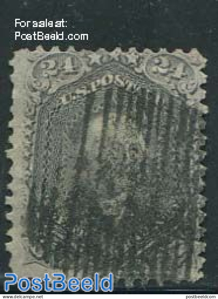 United States Of America 1861 24c Grey, Used, Used Stamps - Usati