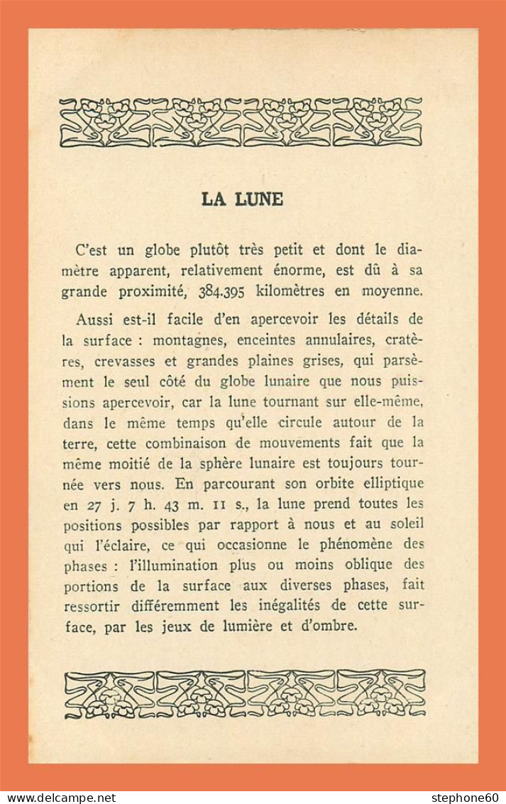 A719 / 149 LA LUNE ( Texte Au Dos ) - Raumfahrt