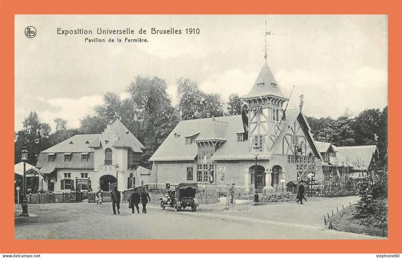 A717 / 319 BRUXELLES Exposition Universelle 1910 Pavillon Dde La Fermiere - Autres & Non Classés