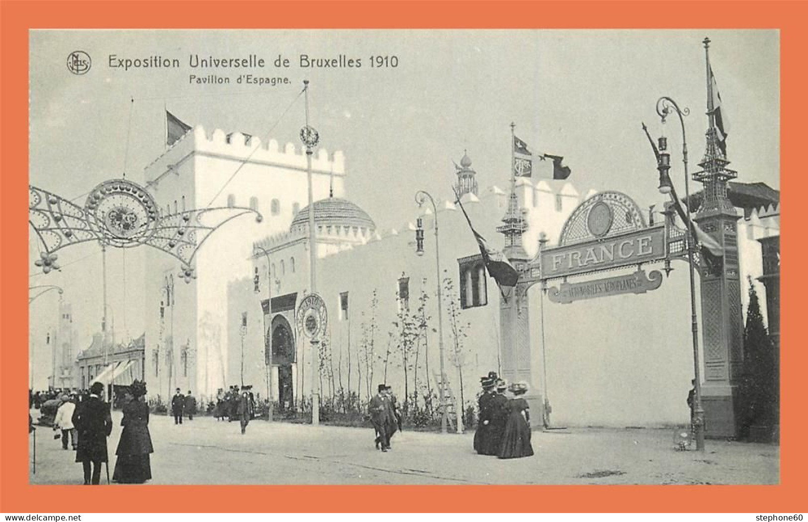 A717 / 323 BRUXELLES Exposition Universelle 1910 Pavillon D'Espagne - Autres & Non Classés