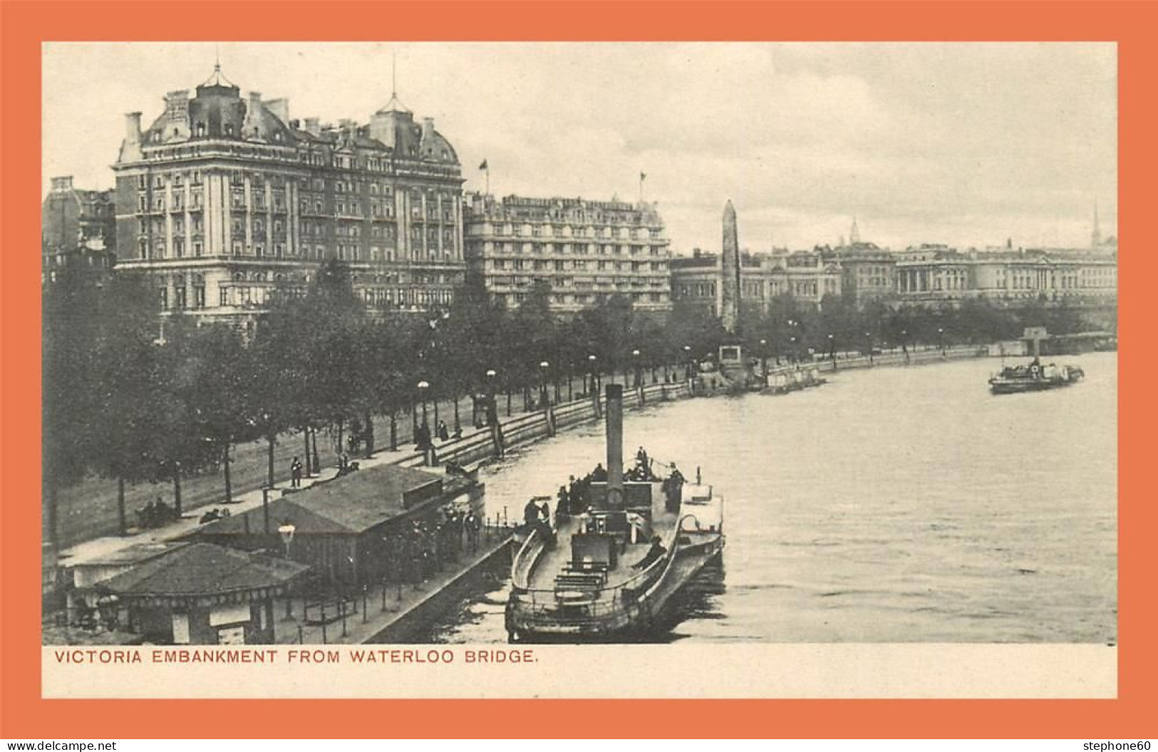 A718 / 159 WATERLOO Victoria Embankment From Waterloo Bridge - Waterloo