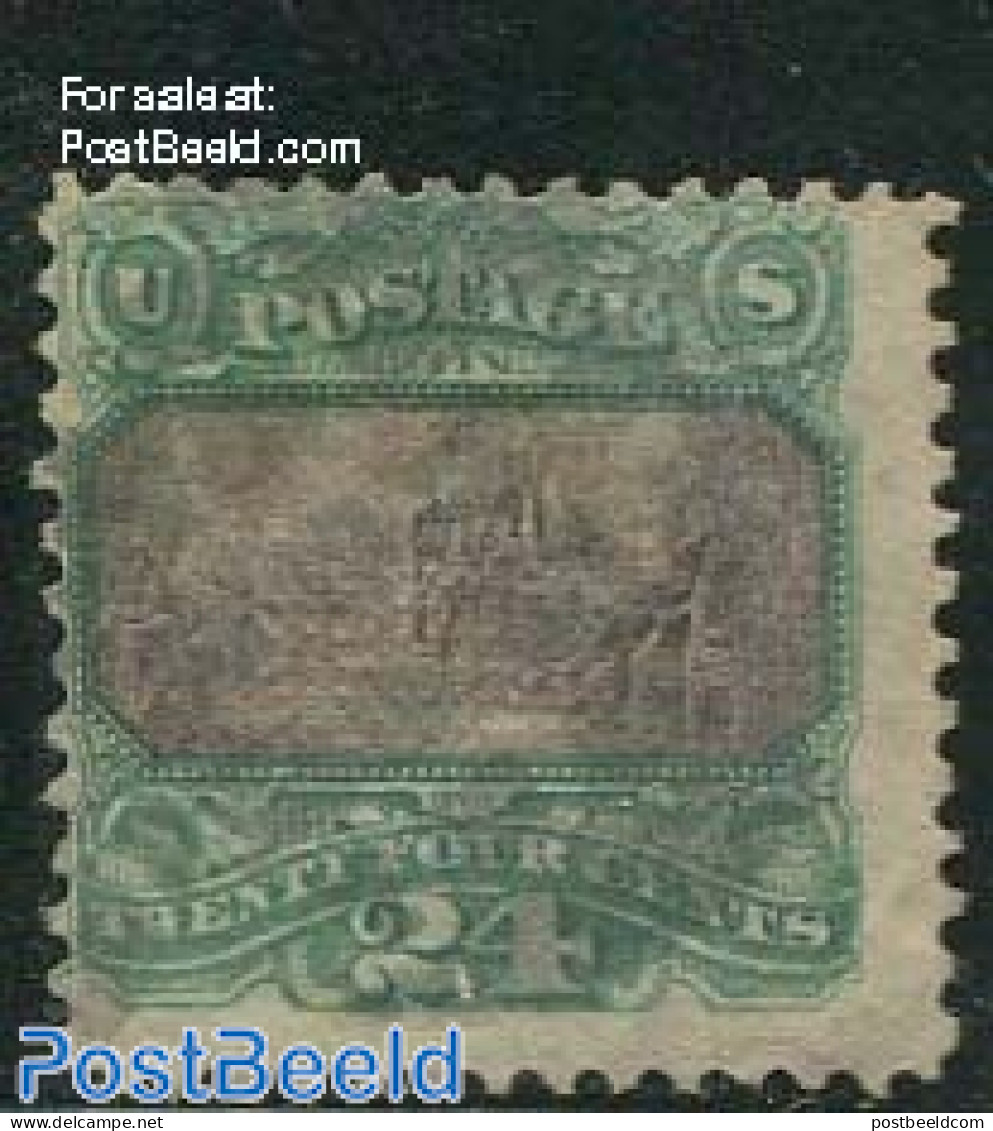United States Of America 1869 24c Green/violet, Used, Used Stamps - Usati