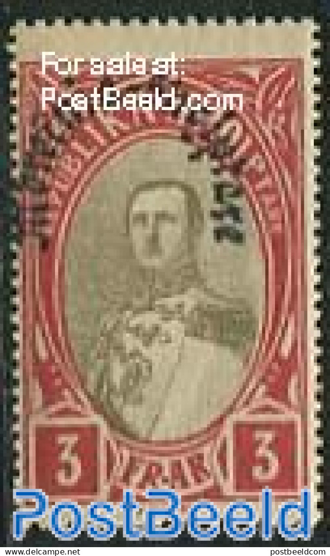 Albania 1928 3Fr, Stamp Out Of Set, Unused (hinged) - Albanië