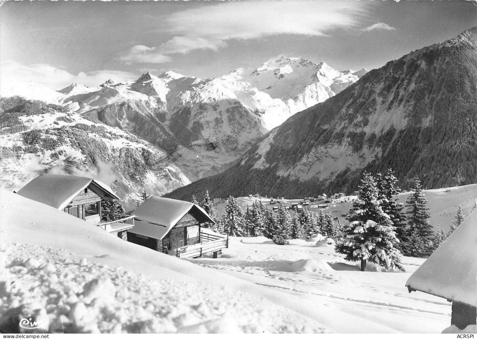 73 COURCHEVEL  Panorama Sur Moriond  (scan R/V)  52  PC1201 - Courchevel