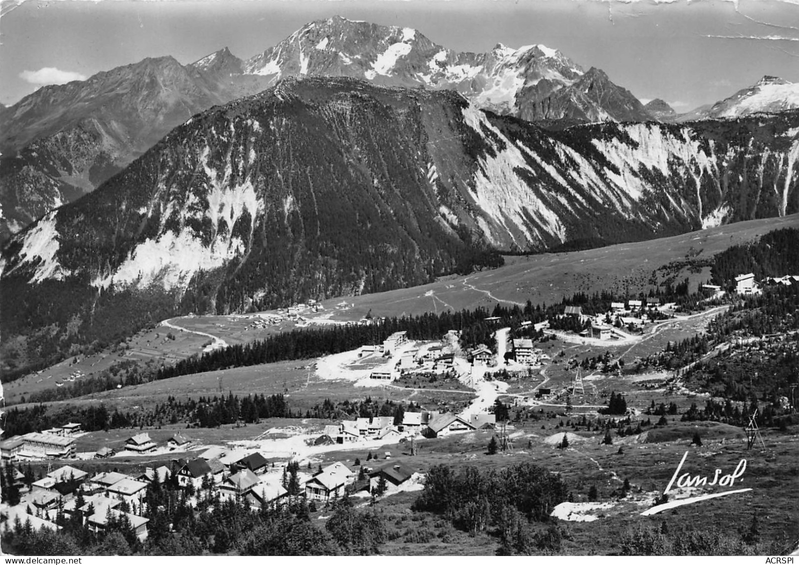 73 COURCHEVEL  Vue D'ensemble   (scan R/V)  46  PC1201 - Courchevel