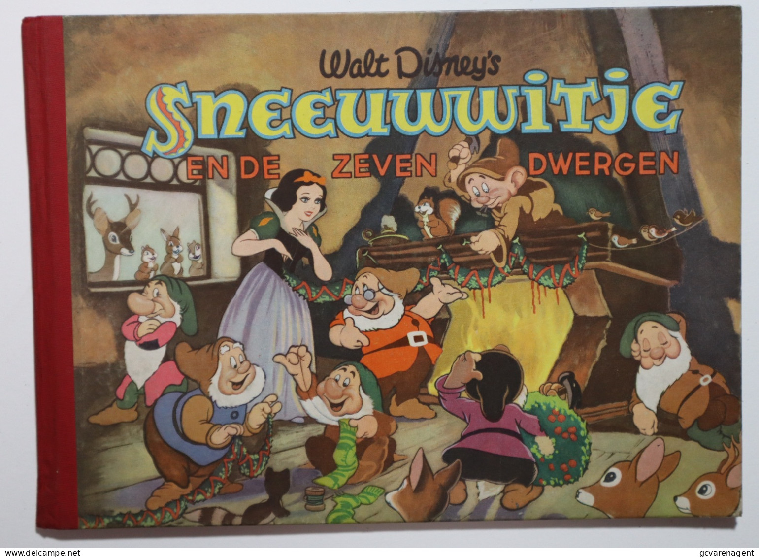 WALT DISNEY'S SNEEUWITLE EN DE ZEVEN DWERGEN   PLAKBOEK  - ZIE BESCHRIJF EN     ZIE AFBEELDINGEN - Jugend