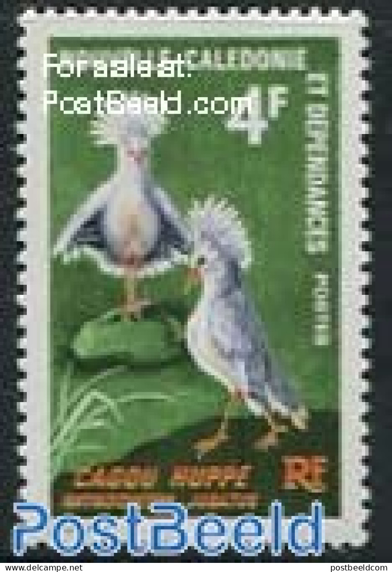 New Caledonia 1967 4F, Stamp Out Of Set, Mint NH, Nature - Birds - Unused Stamps