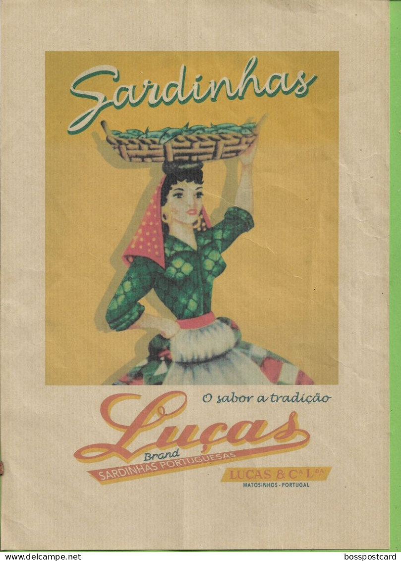 Matosinhos - Cartaz Das Sardinhas Luças - Conservas - Costumes Portugueses - Ilustrador - Porto - Portugal - Programas