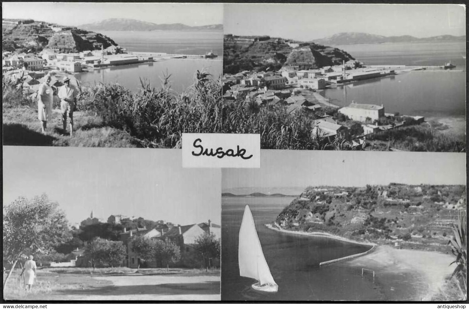 Croatia-----Susak (Sansego)-----old Postcard - Croatia