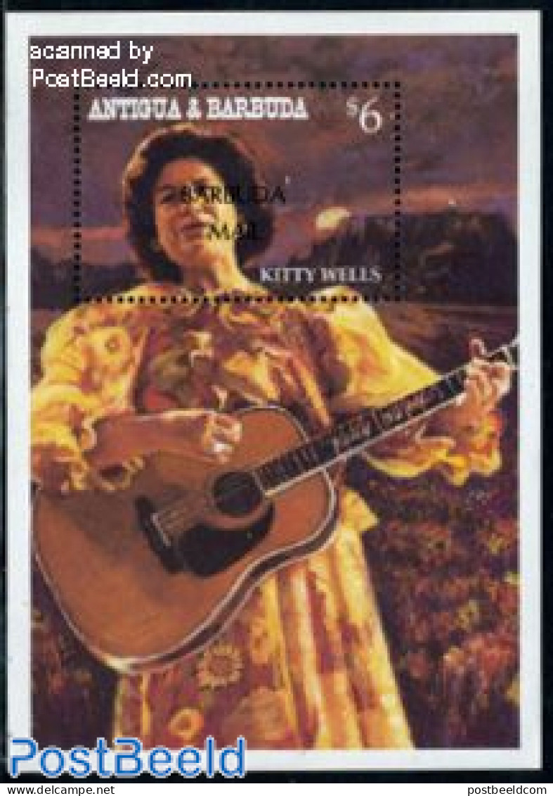 Barbuda 1996 Stamp Out Of Set, Mint NH, Performance Art - Music - Popular Music - Música