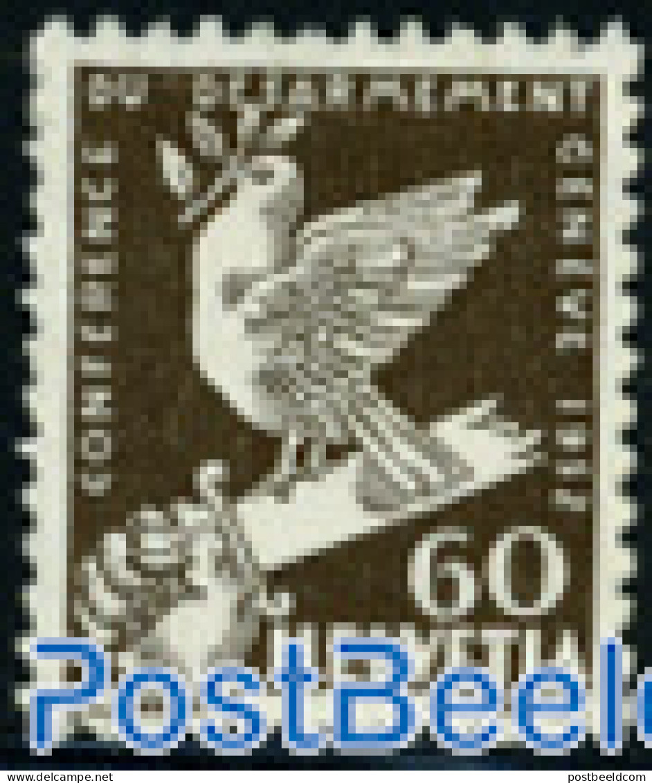 Switzerland 1932 Stamp Out Of Set, Mint NH, Nature - Birds - Neufs