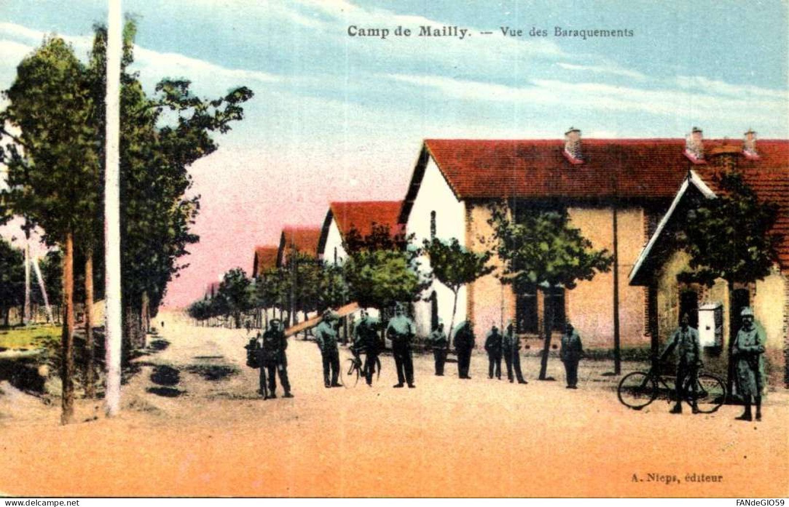 Militaria > Casernes / CAMP DE MAILLY  /// 100 - Casernes