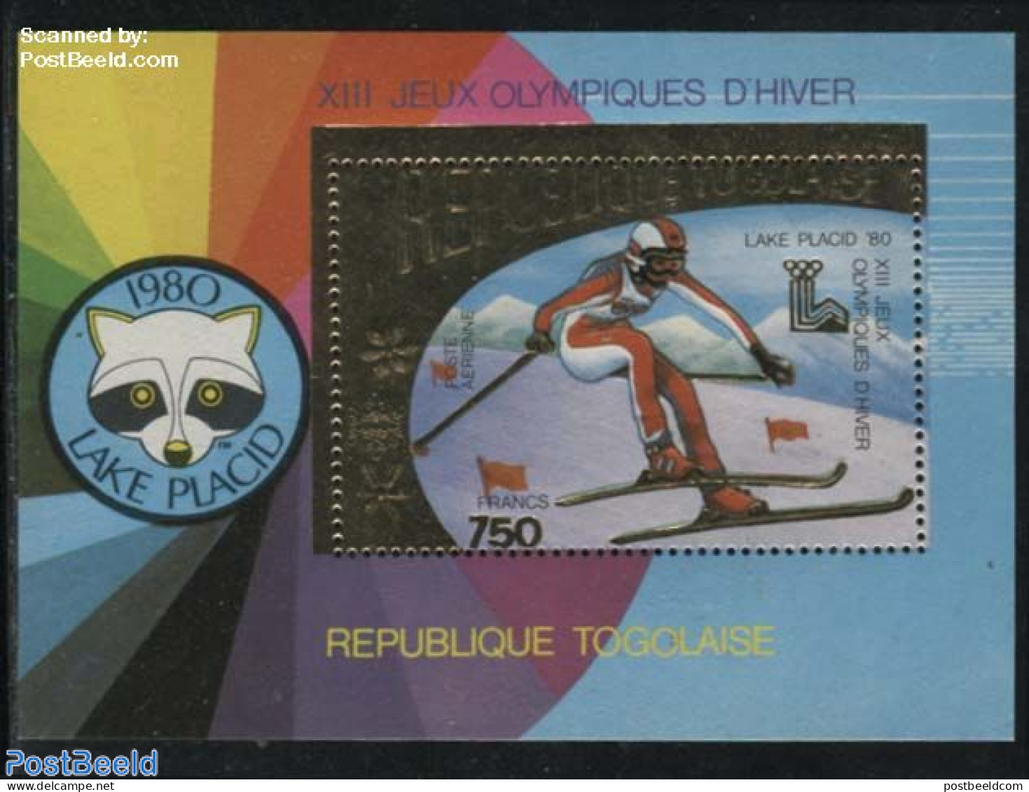 Togo 1980 Stamp Out Of Set, Mint NH, Sport - Skiing - Ski