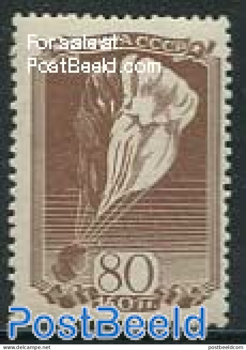 Russia, Soviet Union 1938 80K, Stamp Out Of Set, Unused (hinged), Sport - Transport - Parachuting - Unused Stamps