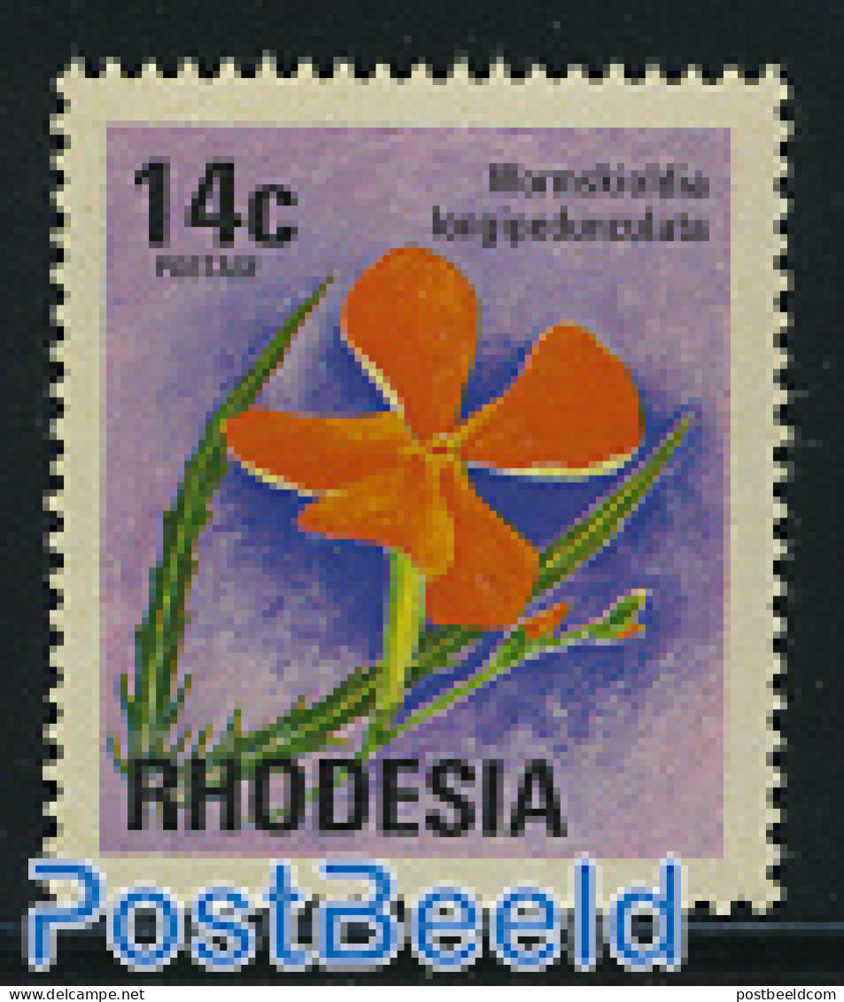 Rhodesia 1974 Stamp Out Of Set, Mint NH, Nature - Flowers & Plants - Altri & Non Classificati