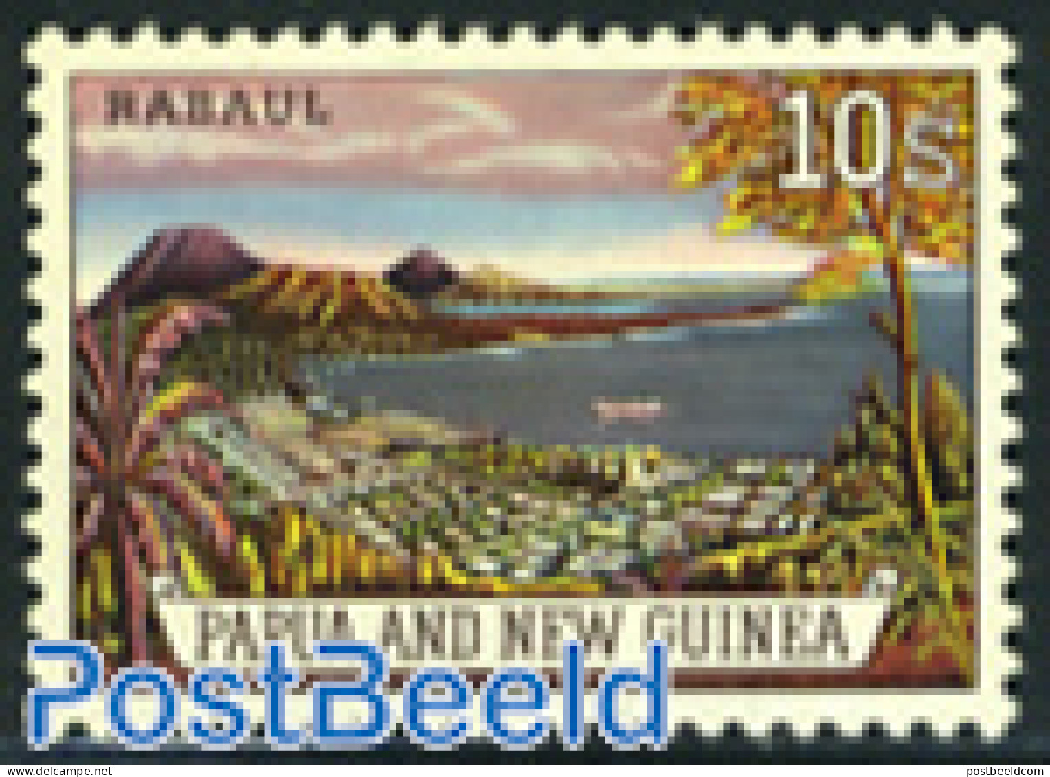 Papua New Guinea 1963 10Sh, Stamp Out Of Set, Mint NH - Papua Nuova Guinea