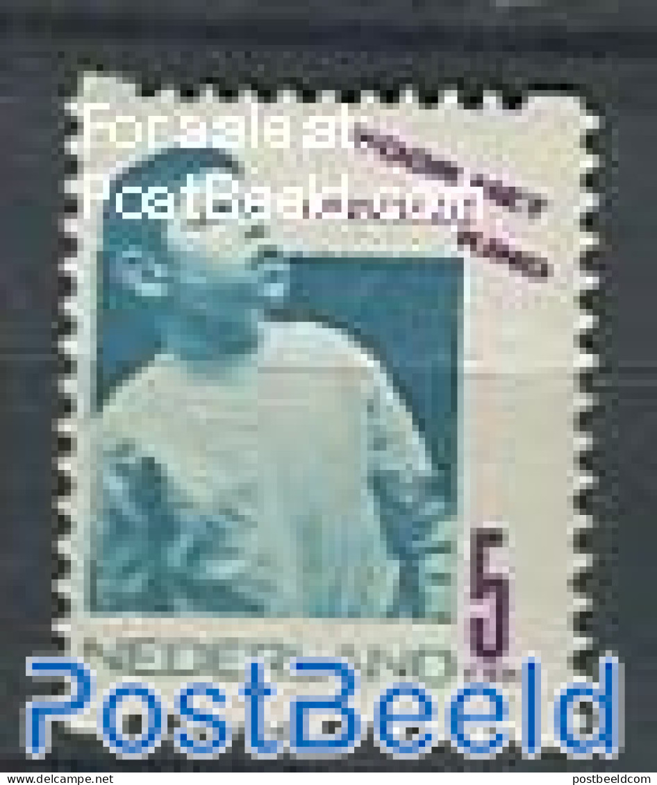 Netherlands 1931 5c, Sync. Perf., Stamp Out Of Set, Unused (hinged) - Ongebruikt