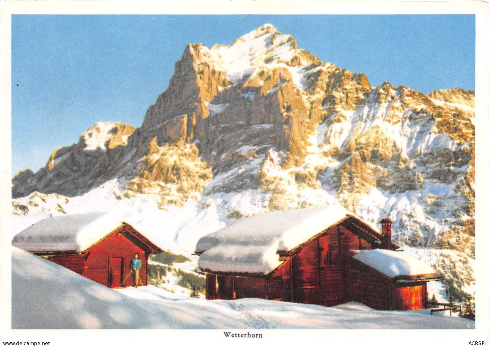 Wetterhorn   Grindelwald, Suisse (scan R/V)  72 \PC1202 - Sonstige & Ohne Zuordnung