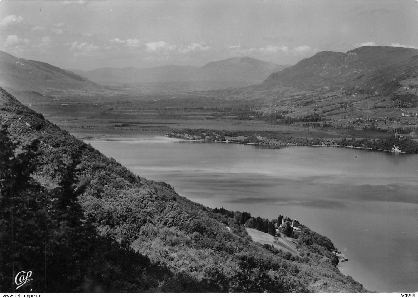 73 Aix-les-Bains  Vue Générale Sur Le Lac Du Bourget (scan R/V)  20 \PC1202 - Aix Les Bains