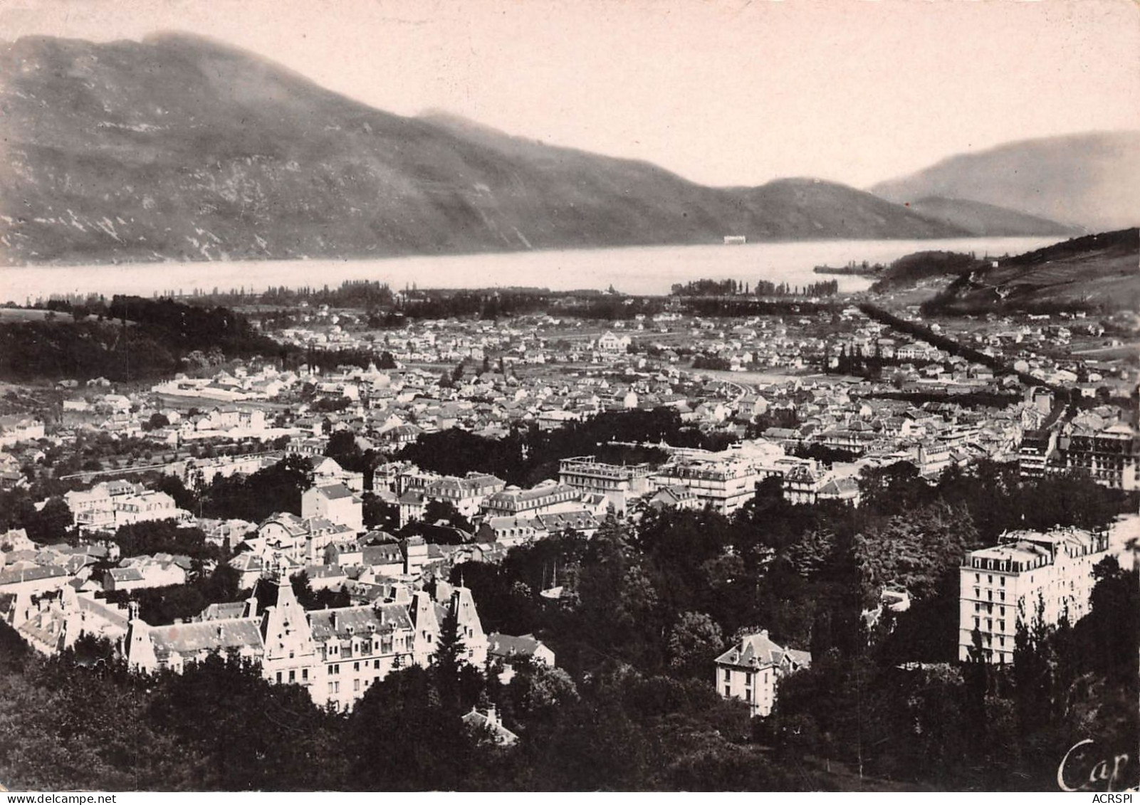 73 Aix-les-Bains Vue Générale Et Lac Du Bourget (scan R/V)  18 \PC1202 - Aix Les Bains