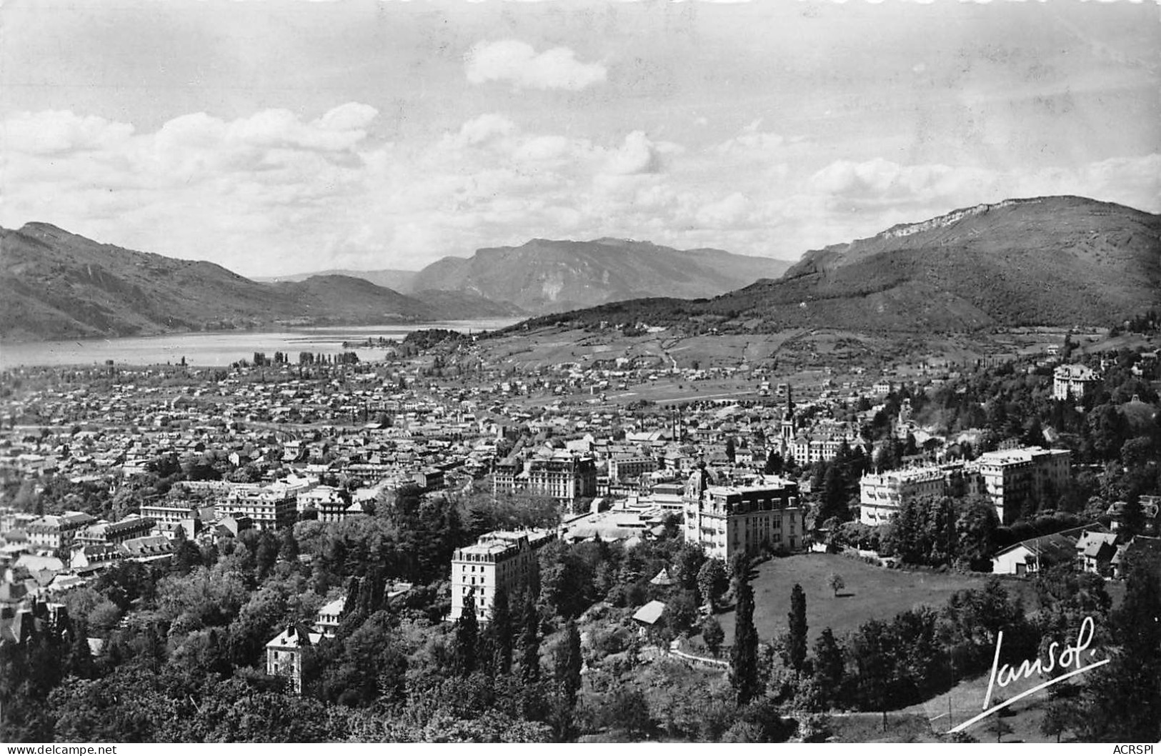 73 AIX LES BAINS  Vue Générale  (scan R/V)  6 \PC1202 - Aix Les Bains