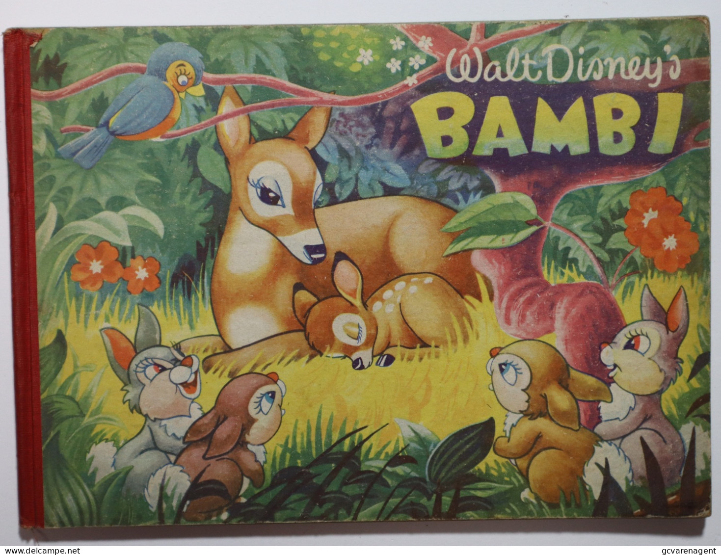 WALT DISNEY'S  BAMBI    PLAKBOEK  - ZIE BESCHRIJF EN     ZIE AFBEELDINGEN - Jeugd