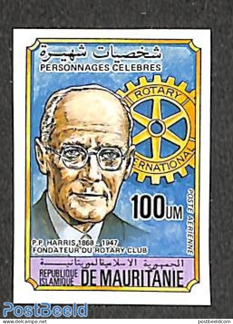 Mauritania 1984 100u, Imperforated, Stamp Out Of Set, Mint NH, Various - Rotary - Rotary Club