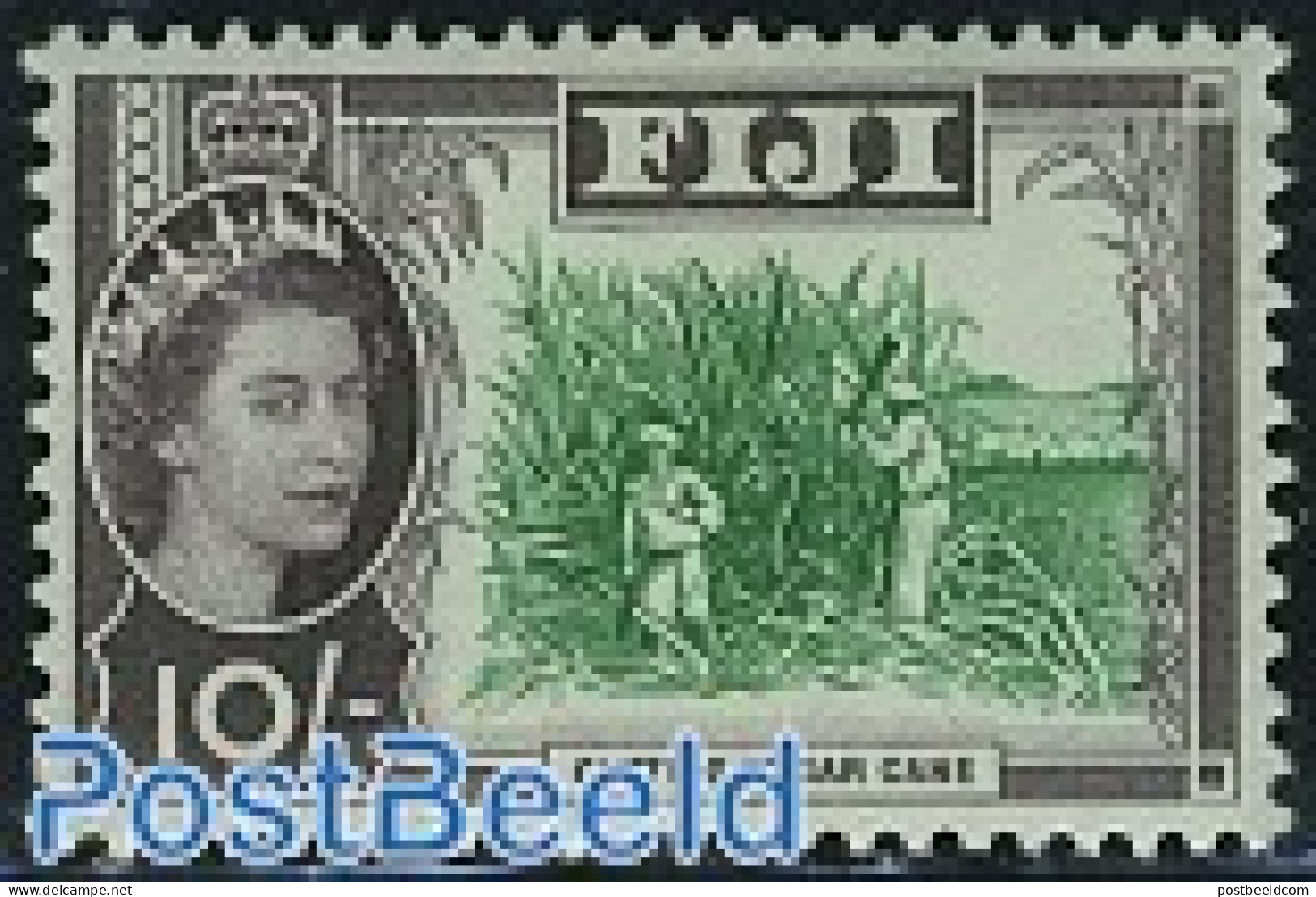 Fiji 1964 10sh, WM5, Stamp Out Of Set, Mint NH, Various - Agriculture - Landbouw