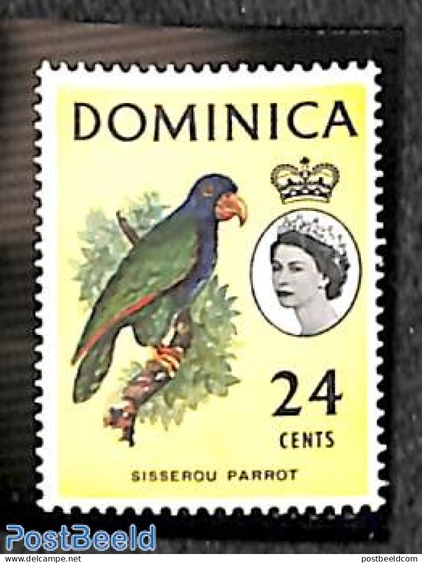 Dominica 1963 24c, Stamp Out Of Set, Unused (hinged), Nature - Birds - Dominicaine (République)