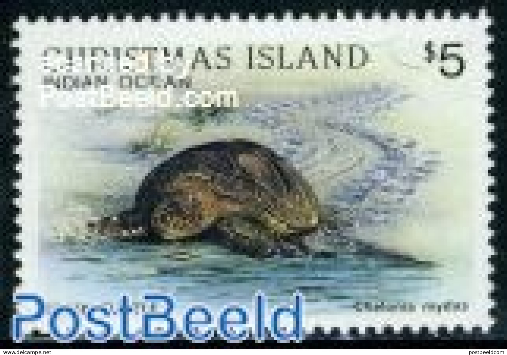 Christmas Islands 1987 Stamp Out Of Set, Mint NH, Nature - Reptiles - Turtles - Christmas Island