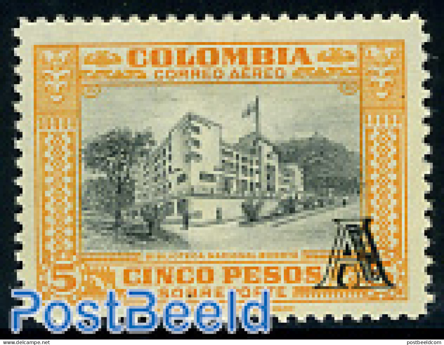 Colombia 1951 Stamp Out Of Set, Mint NH, Art - Libraries - Colombie