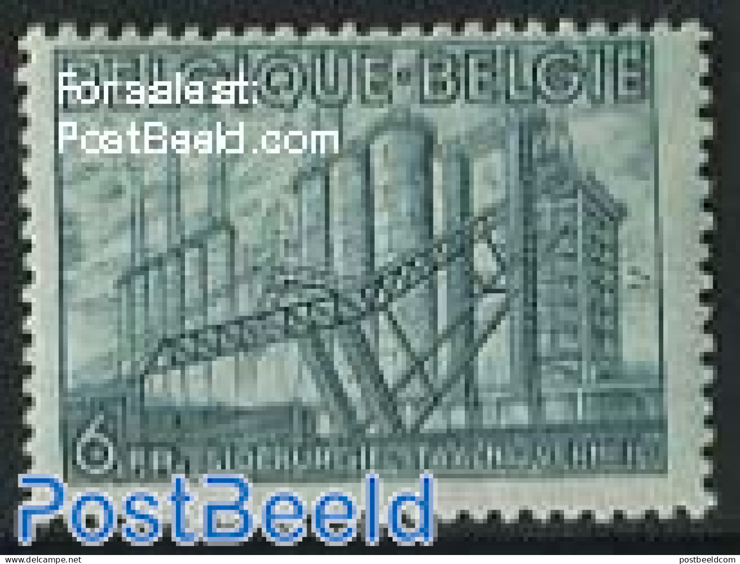 Belgium 1949 6Fr, Stamp Out Of Set, Unused (hinged) - Ungebraucht