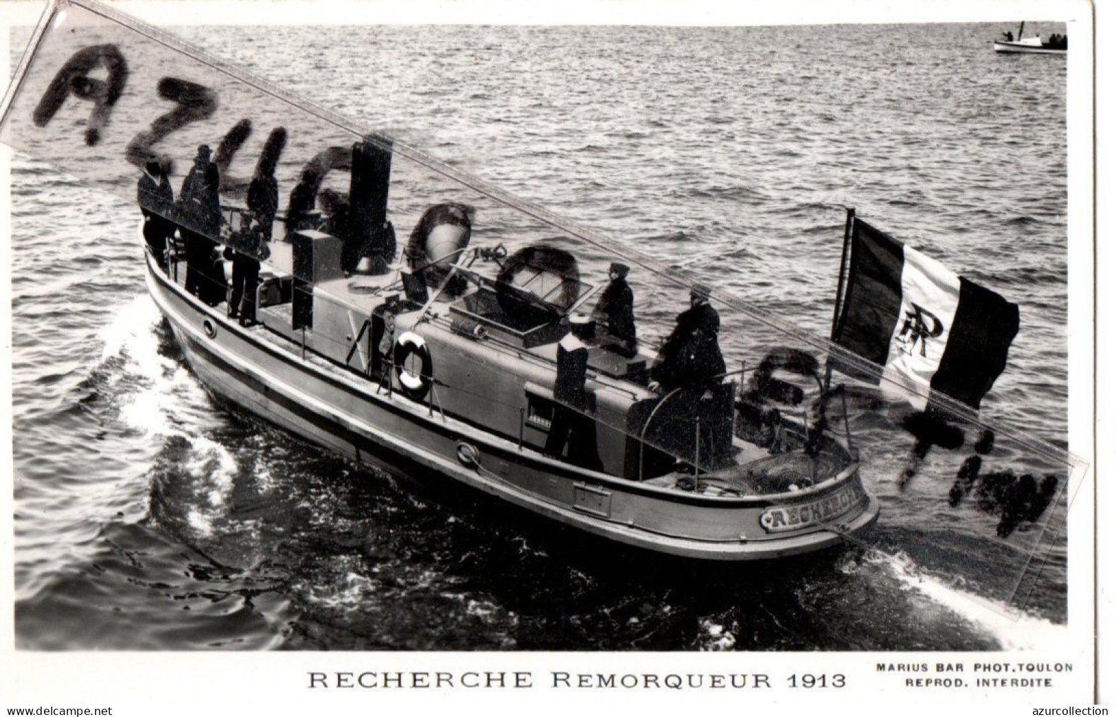 RECHERCHE . REMORQUEUR 1913 - Sleepboten