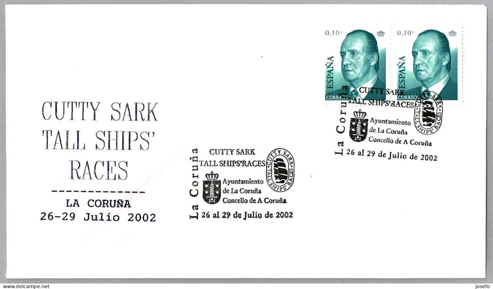CUTTY SARK TALL SHIPS RACES 2002. La Coruña, Galicia - Segeln