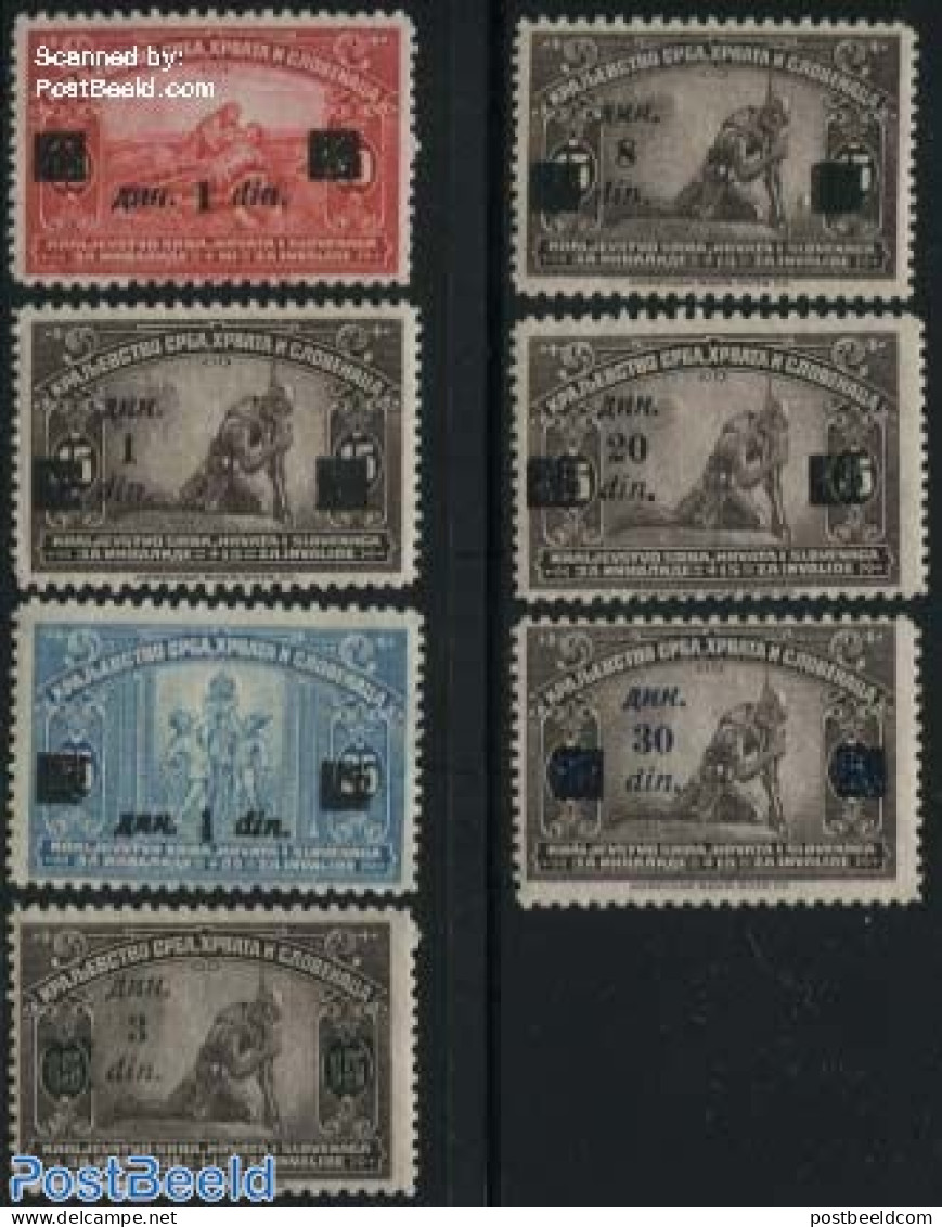 Yugoslavia 1922 Overprints 7v, Unused (hinged) - Unused Stamps