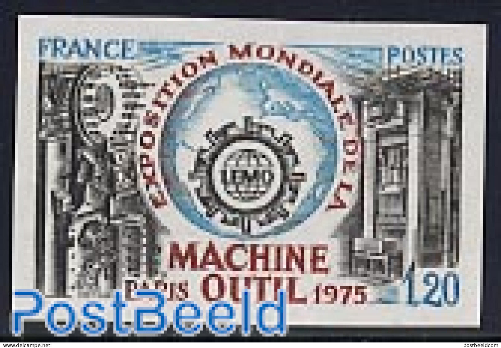 France 1975 Machine Exposition 1v Imperforated, Mint NH, Various - Industry - Nuevos