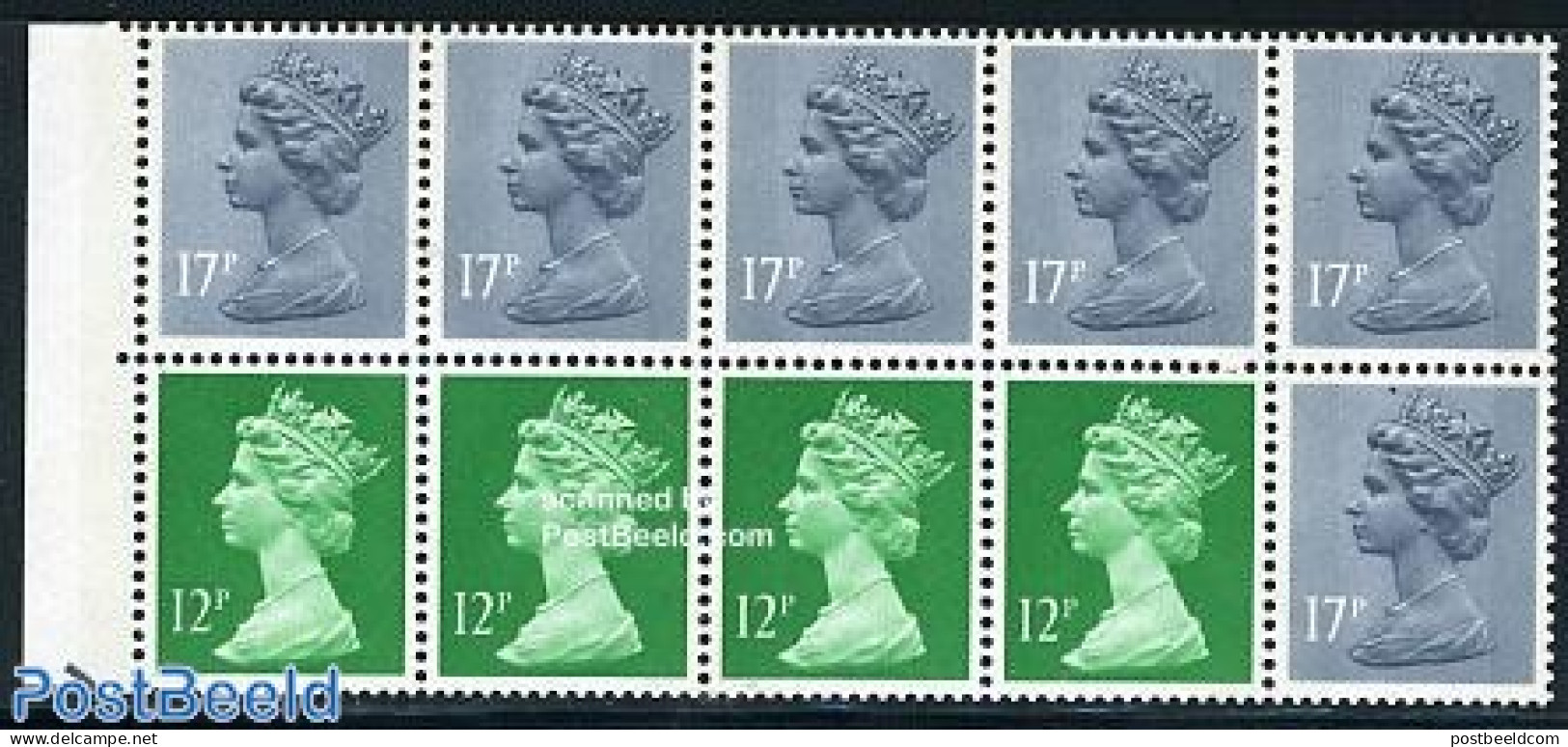 Great Britain 1986 Definitives Booklet Pane, Mint NH - Neufs
