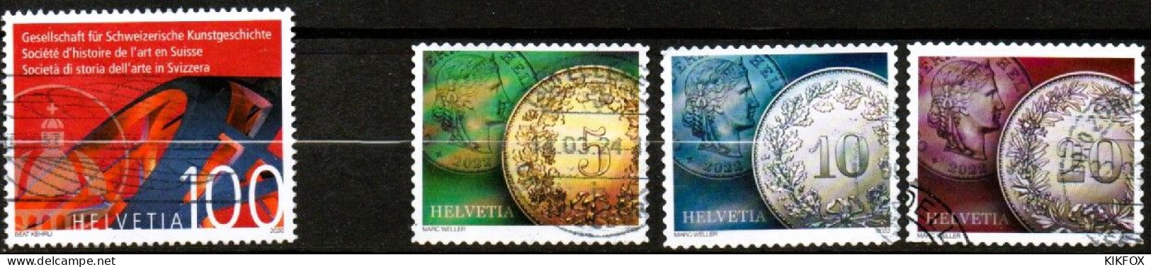 SUISSE ,SCHWEIZ,2020, 2022, SBK  1785, 1782 ,Mi 2750, 2751, 2752, GESTEMPELT, OBLITERE - Used Stamps